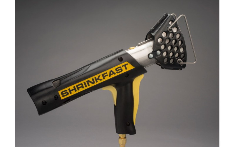 蘇州建技：SHRINKFAST998熱縮槍，是一種方便的手持式熱收縮包裝工具