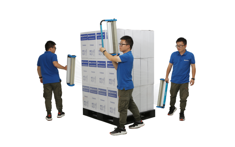 包裝新風尚：選擇Smartwrapper手動纏繞機+8um纏繞膜，讓降本與環(huán)保同行