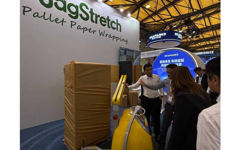 擁抱綠色未來(lái)：JagStretch托盤(pán)紙纏繞包裝，為可持續(xù)包裝賦能